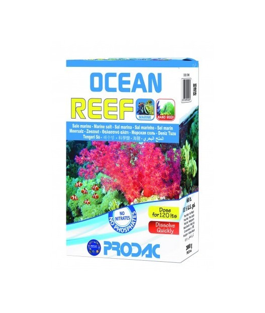 Sal ocean reef 4kg 120l +calcio prodac