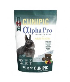Cunipic alphapro conejo adulto 500gr