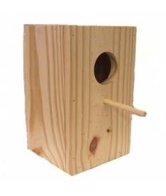 Nido madera agapornis vertical 14x14x22