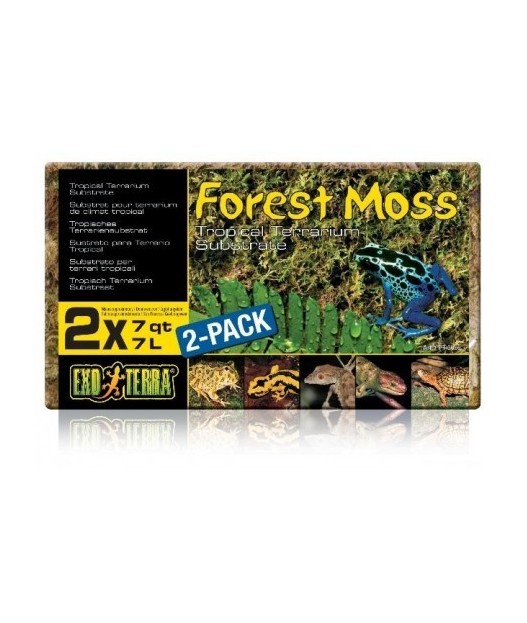 Exoterra forest moss 2x7l sustrato