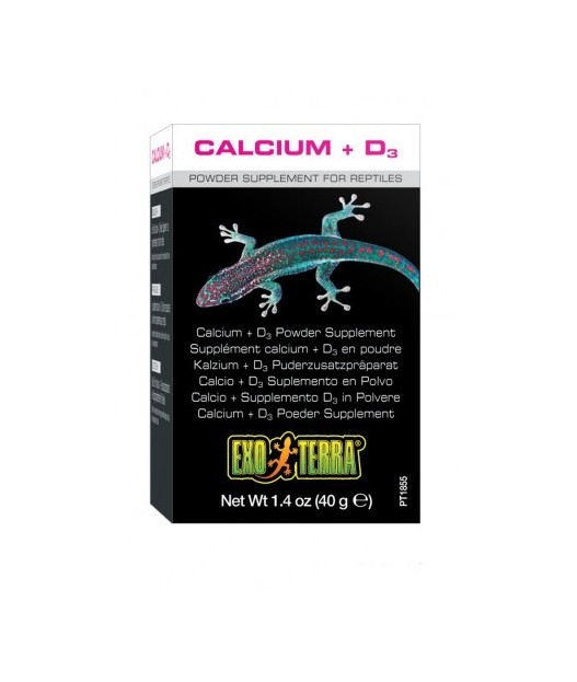 Exoterra calcio+vitamina d3 40g